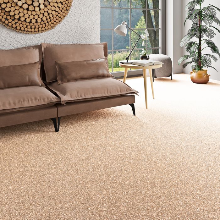 Feinschlingen Teppichboden Strong Sand