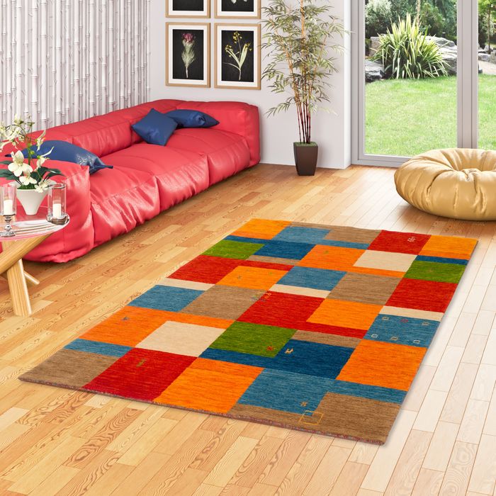Natur Teppich Gabbeh Esta Modern Bunt