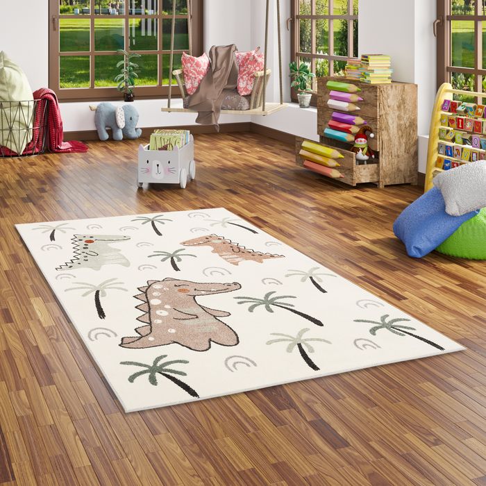 Kinder Teppich Tier und Phantasie Muster Super Soft