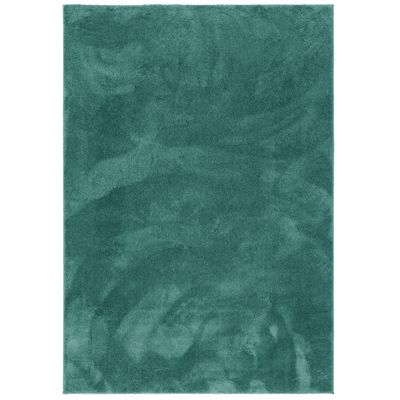 Luxus Super Soft Hochflor Teppich Silky Mintgrün
