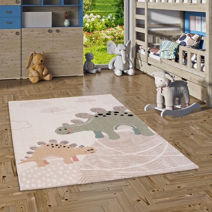 Kinder Teppich Happy Kids Dino Stegosaurus