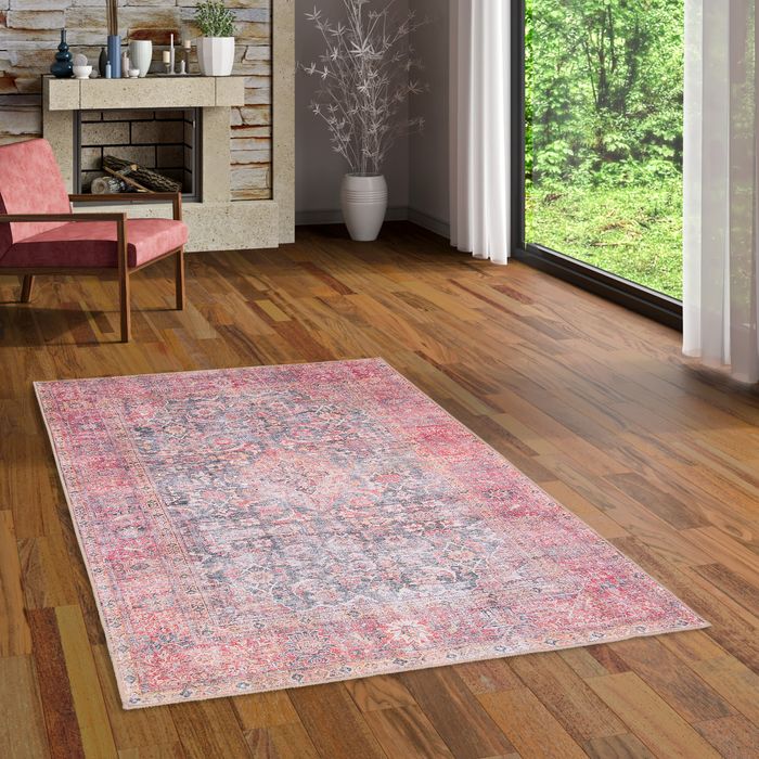 In und Outdoor Teppich Vintage Allure Orient Rot