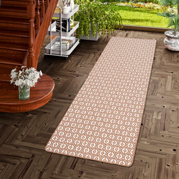 Tapis de couloir intérieur-extérieur réversible Cape Cod Beige