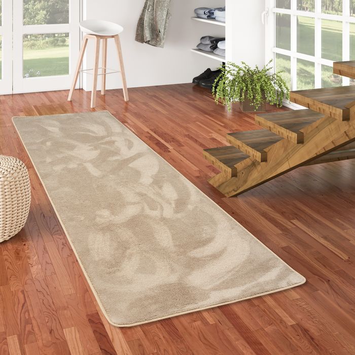 Hochflor Super Soft Teppich Läufer Deluxe Beige