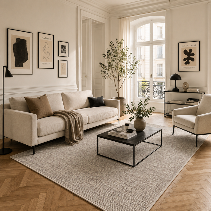 Tapis Designer Bouclé Niva Beige
