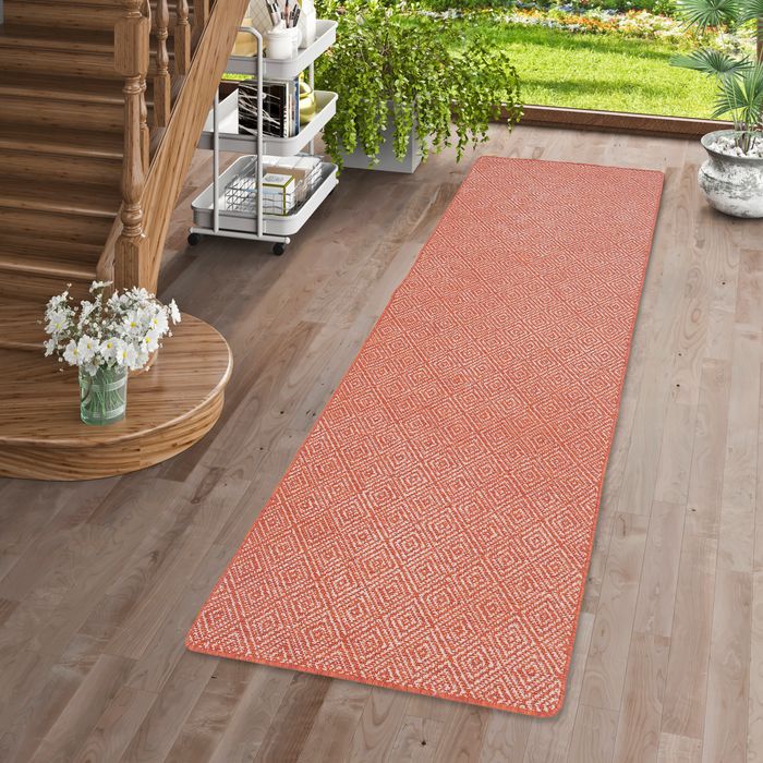 Tapis Coureur Intérieur & Extérieur Newport Vintage Terracotta – Réversible