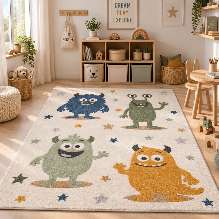 Softstar Kids Little Monster Crème Multicolore