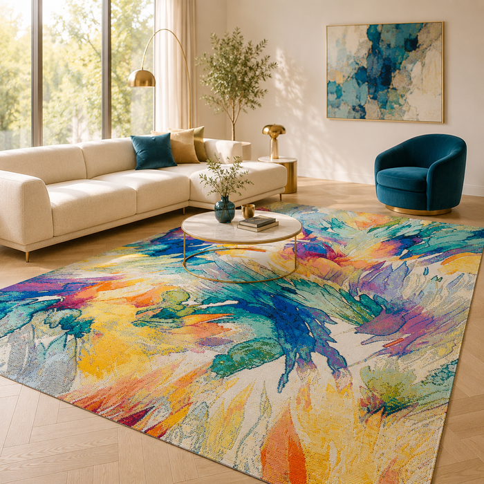 In- & Outdoor Teppich Florida Bunt Modern