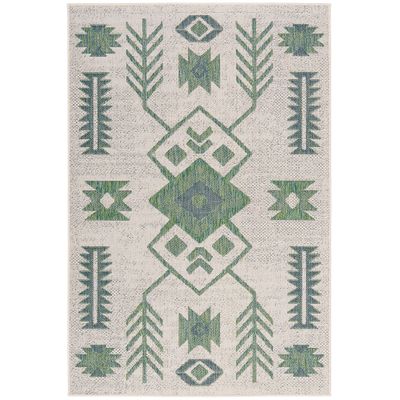 In- & Outdoor Teppich Carpetto Ethno Grün
