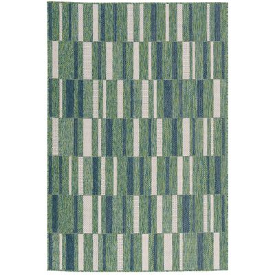 In- & Outdoor Teppich Carpetto Grün Modern