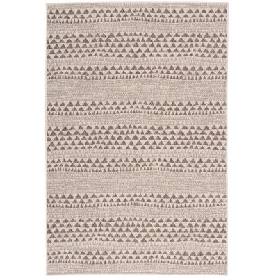 In- & Outdoor Teppich Carpetto Beige Stripes