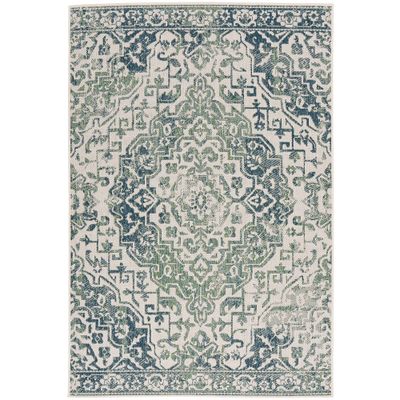 In- & Outdoor Teppich Carpetto Orient Mintgrün
