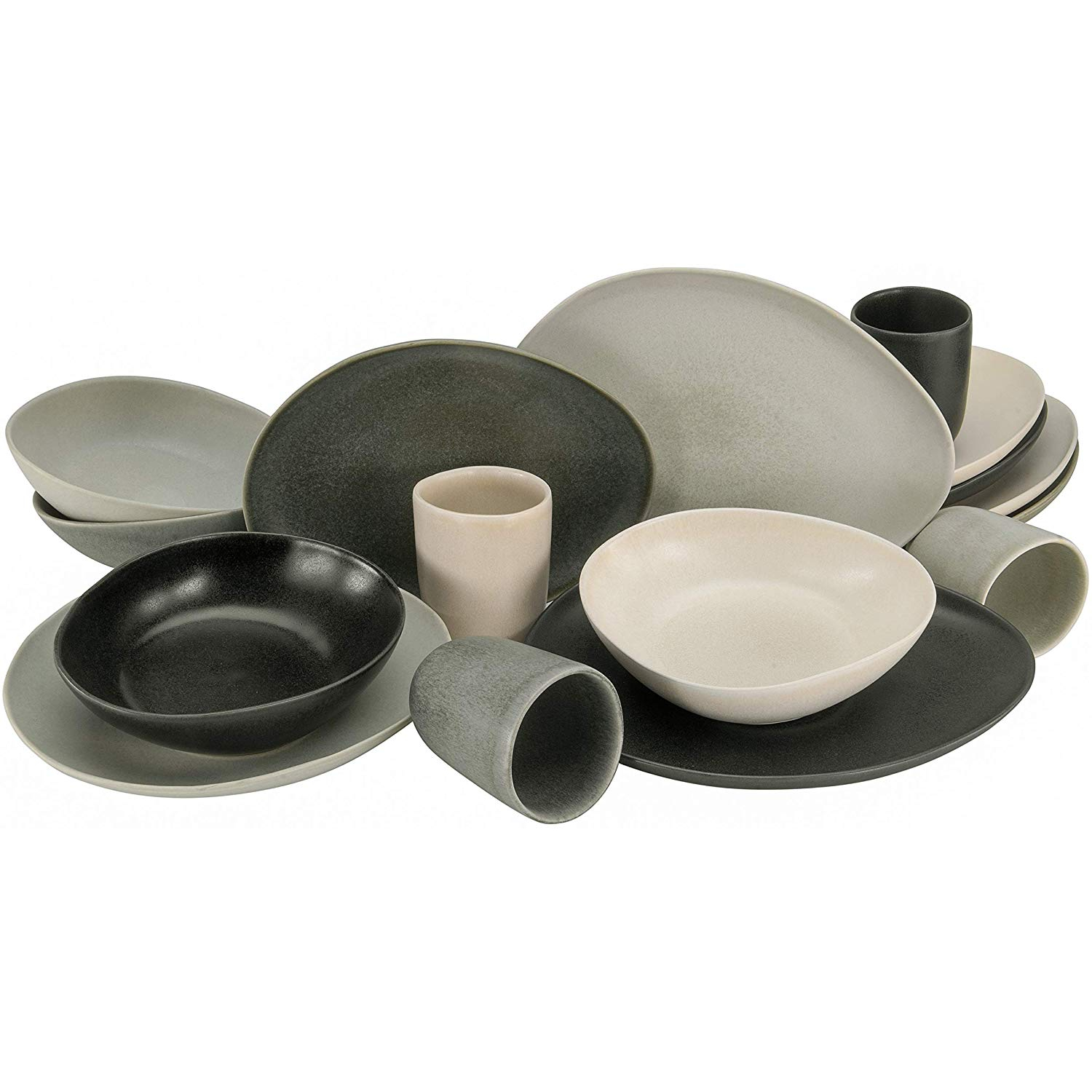 CreaTable 22609 Dinnerware Set Pietra for 4 persons (1 set, 16 parts)