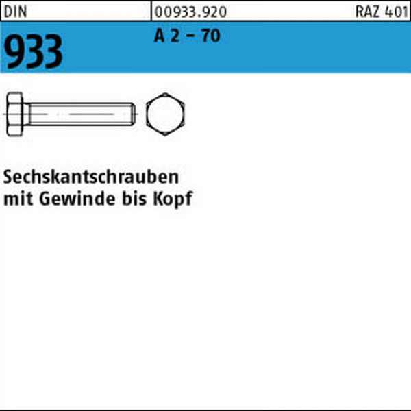 10 Sechskantschrauben DIN 931 - M12x250mm - Edelstahl A2 » Inhalt: 10 Stück, Durchmesser: 12 mm, Gesamtlänge: 250 mm