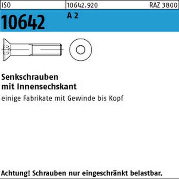 20x Senkkopfschrauben M4x30 Mm – Edelstahl 304, Innensechskant, DIN 7991, Vollgewinde – Korrosionsfest, Bündiger Verschluss, Für Möbel