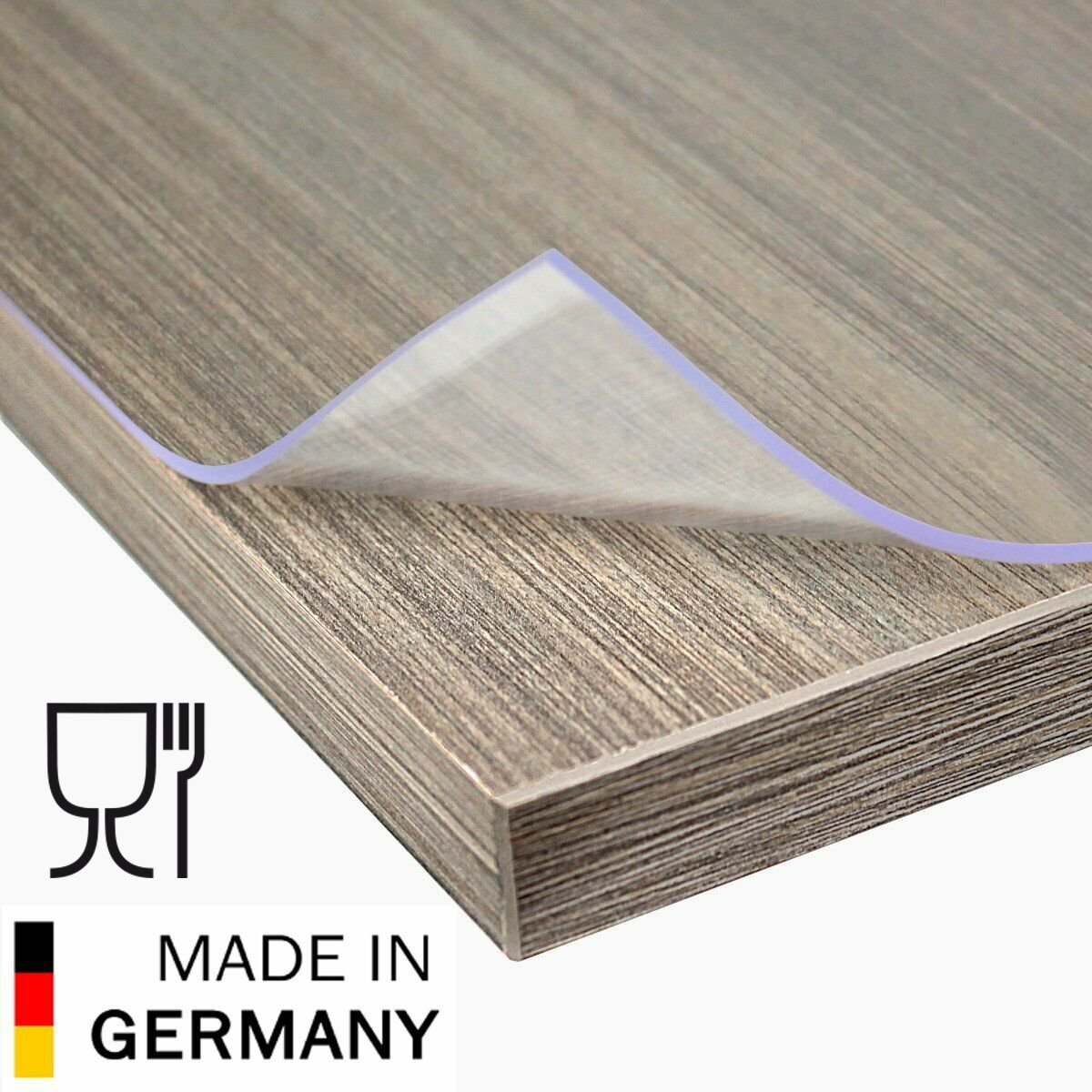 Premium Tischdecke PVC Tischfolie Schutz Folie transparent / klar oder matt 2mm !