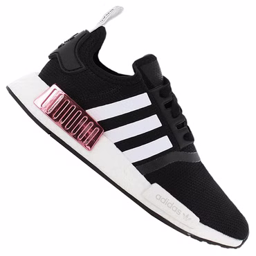 Adidas Originals Nmd R1 Sneaker Boost Turnschuhe FY3771 Schuhe Schwarz Pink