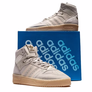 adidas Rivalry Hi Top Ten Herren Sneaker FZ6324 Originals Leder Schuhe Off White