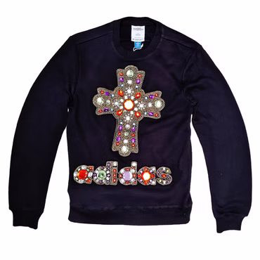 Adidas Jeremy Scott Wings Cross Sweatshirt ObyO Kreuz Sweater P51332