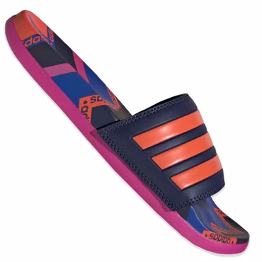 Adidas Adilette Comfort Badeschuhe Farm Rio Slide Sandalen Navy Rot Pink Schwarz
