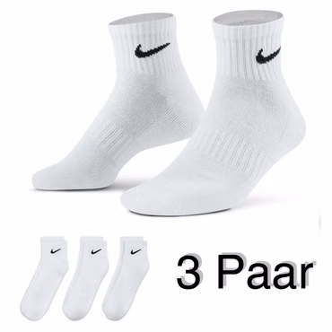 3x NIKE Everyday Herren Socken Cushioned Crew Socks Sport Tennis 46 47 48 49 50