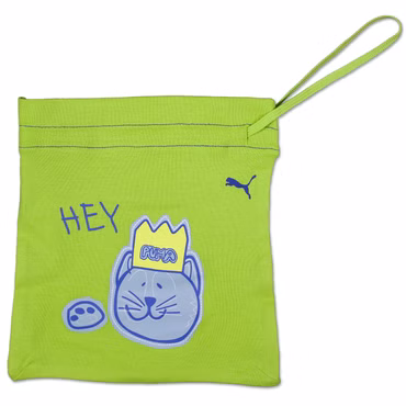 PUMA BABY STRAMPLER SET STRAMPELANZUG BODY +  HALSTUCH + BEUTEL WEISS GRÜN BLAU 