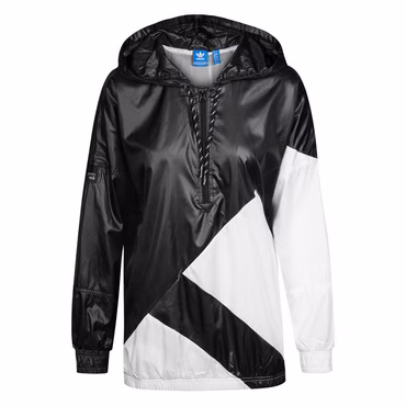 adidas Originals Damen EQT Equipment Windbreaker Colorado Jacke Schwarz Weiß