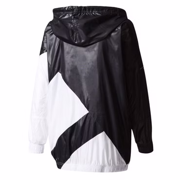 adidas Originals Damen EQT Equipment Windbreaker Colorado Jacke Schwarz Weiß