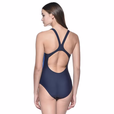 Arena Majesty One Piece Swimsuit Badeanzug Sport Freizeit Schwimmanzug Blau Navy