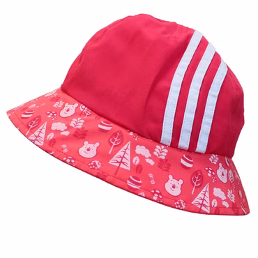adidas + Disney Winnie Puuh Pooh Kinder Sonnenhut Sommer Mütze Bucket Rot Pink