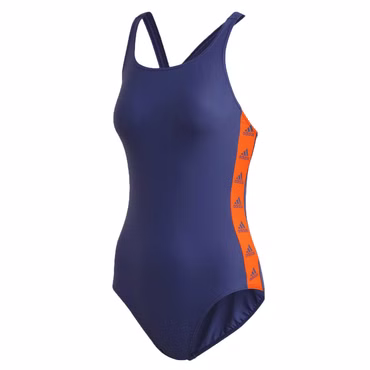 adidas 1Piece Tape Swimsuit Badeanzug Sport & Freizeit Schwimmanzug Navy Rot