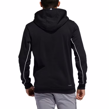 adidas ESS 3 Stripes Herren Hoodie Kapuzenpullover Sweatshirt EC6229 Schwarz