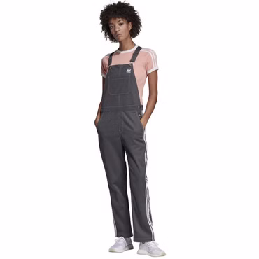 adidas Originals Dungarees Latzhose Fashion Overall Onesie Einteiler Grau 32-40