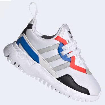 adidas Originals Flex Turnschuhe Kinder Sneaker flexible Sohle Turnschuhe Weiß