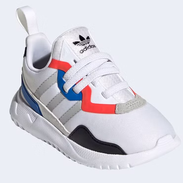 adidas Originals Flex Turnschuhe Kinder Sneaker flexible Sohle Turnschuhe Weiß