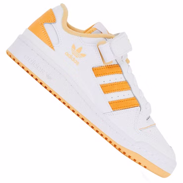 adidas Originals Forum Low 84 Damen Sneaker Turnschuhe Schuhe GY8368 Weiß Orange
