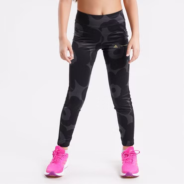 Adidas X Marimekko Kinder 3 Stripes Tights Mädchen Leggings Sport Hose Schule