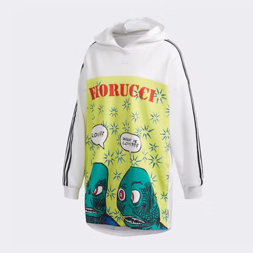 adidas Fiorucci Graphic Sweater Pop Art Alien Oversize Originals Sweatshirt