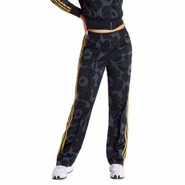 adidas X Marimekko Track Pants Firebird Trainingshose Sporthose Schwarz Gold
