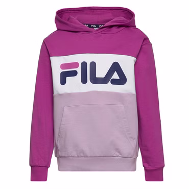 FILA Bagana Hoodie Kinder Mädchen Kapuzenpullover Sweatshirt Lila Orchidee