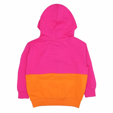 FILA Bagana Hoodie Kinder Mädchen Kapuzenpullover Sweatshirt Pink Orange Weiß