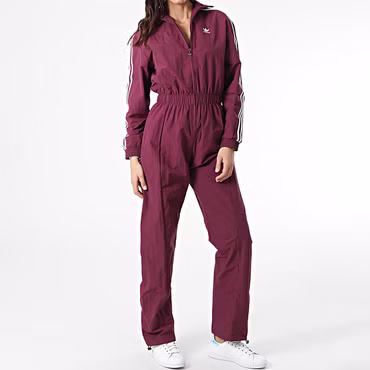 adidas Originals Boiler Suit Overall Jumpsuit Einteiler Anzug Rarität Weinrot