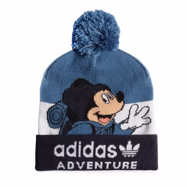 adidas Kinder Mütze Mickey Mouse Micky Maus Beanie Ski Winter Mütze Adventure Wolle