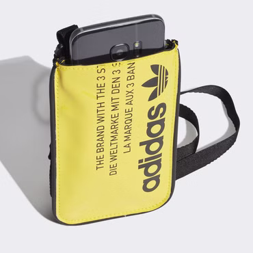 adidas Handy Tasche Pouch Mini Festival Bag Umhängetasche Tasche klein Gelb
