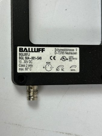 BALLUFF, BGL 50A-001-S49 Fork sensor metal PNP NO/NC BALLUFF, BGL 50A-001-S49 Fork sensor metal PNP NO/NC