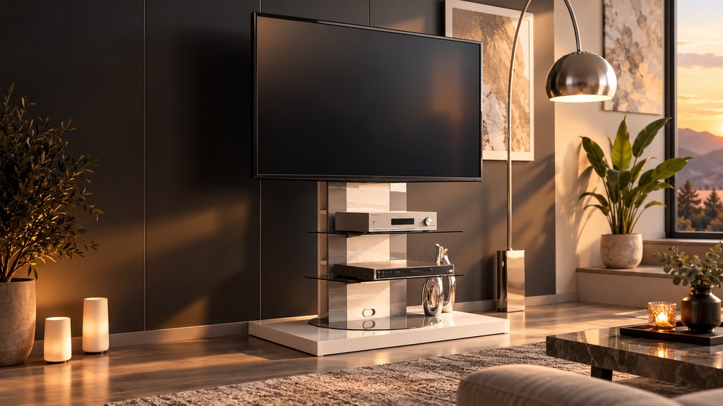 TV Möbel vor Wand in Beton Optik