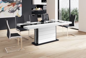 1012-Design-Esstisch-Tisch-HE-555-Weiss-Schwarz-Hochglanz-ausziehbar-160-bis-260-cm_4.jpg
