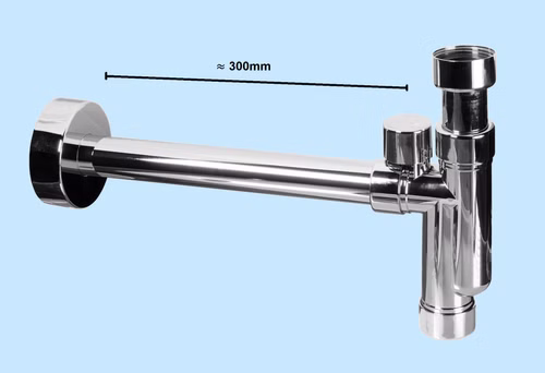 Design Siphon Sifon McAlpine CAT32V-CB mit Reinigungsöffnung und Belüftung 1 1/4" 32mm Abgang