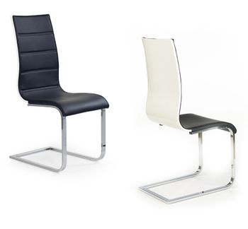 5603-4er-Set-Design-Esszimmerstuhl-ST-888-Schwarz-Weiss-glaenzend-Freischwinger-Schwingstuhl-Stuhl_5.jpg