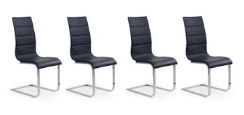 5603-4er-Set-Design-Esszimmerstuhl-ST-888-Schwarz-Weiss-glaenzend-Freischwinger-Schwingstuhl-Stuhl_9.jpg